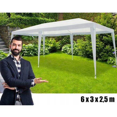 Cort de grădină, tip pavilion mare, 6 x 3 m, pentru grădină sau terasă