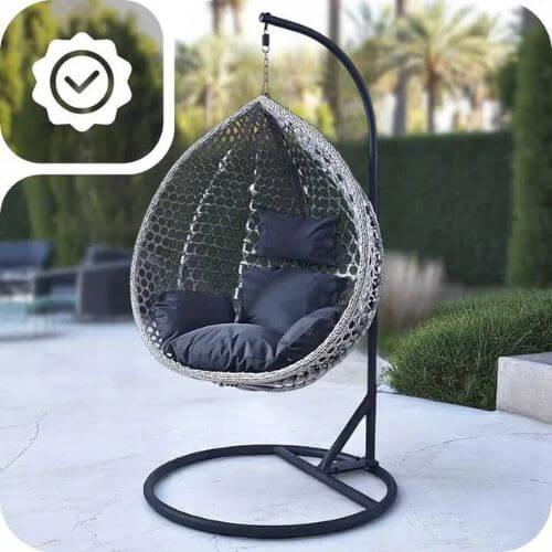 leagan suspendat tip cocon QN-08 gri