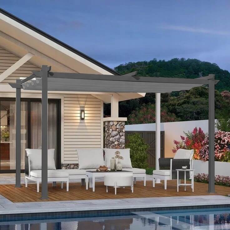 Pergolă pentru terasă 3x4m